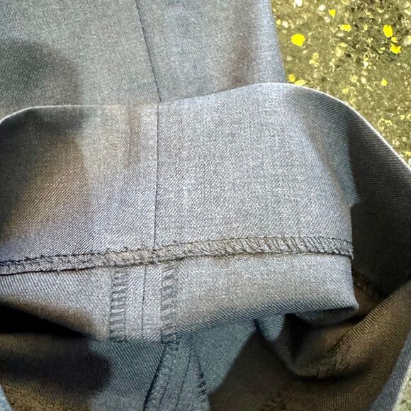 Santorelli ROMEO Flat Front Dress Pants. Blue. Size 36. - Picture 10 of 11